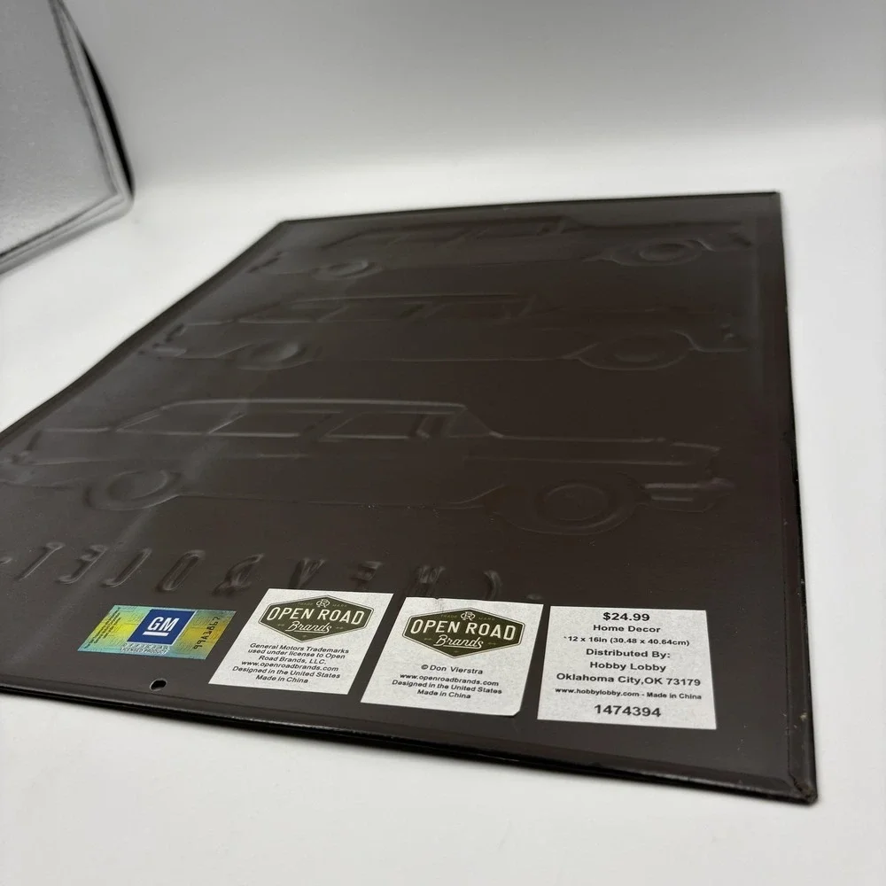 Open Road Brands Chevrolet Nomads Metal Wall Sign 12x16 Garage‎ Decor Retro